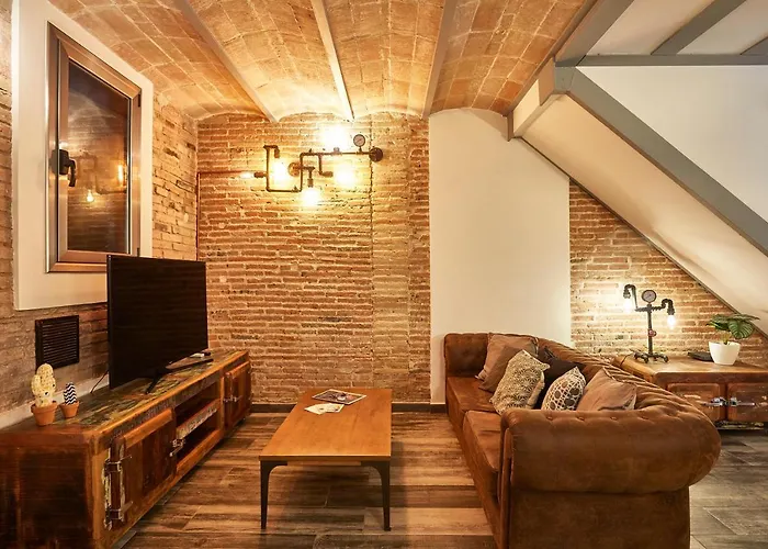 Lägenhet Bbarcelona Duplex Poble Sec *